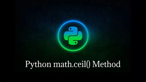 ceil gryphon|Python math.ceil() Method .
